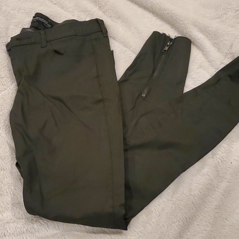 Zara wax pants